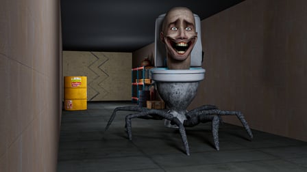 Toilet Monster Attack Sim 3D