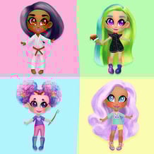 Candy Hair Doll Dress up