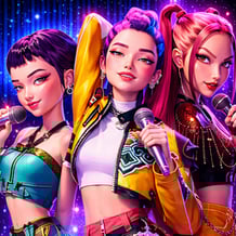 HUNTRIX K-pop Hunters on Stage