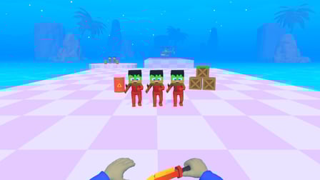 Nubik is a knife thrower against zombies - Screenshot 1