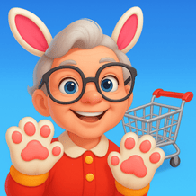 Cat vs Granny in Supermarket: feed kittens