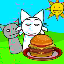 Sprunked: Cook burgers