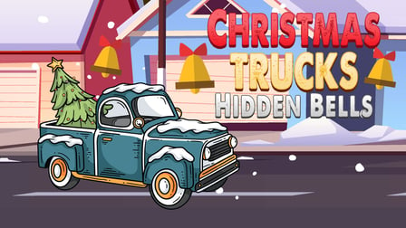 Christmas Trucks Hidden Bells