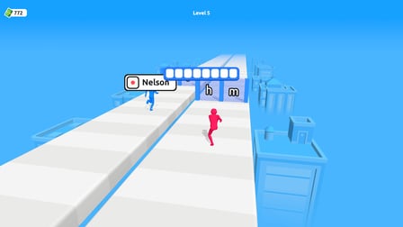 Guess the word: 3D hangman runner! - Screenshot 2