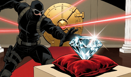 Flexible Thief - Steal the Diamond!