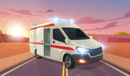 Ambulance Traffic Drive