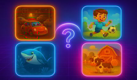 Neon-Quiz: Guess the game