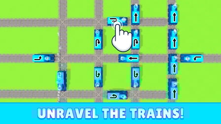Railway Traffic Jam! Untangle the Trains! - Screenshot 1