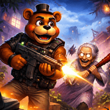 Freddy VS Evil Granny Shooter Rush