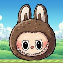 Jumping Labubu! This way!