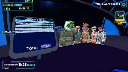 Computer Store Simulator: Space - Screenshot 6