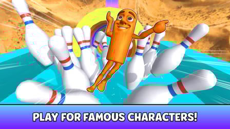 Crazy Downhill! Ragdoll Fall Down! - Screenshot 2