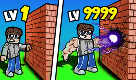 Obby le boxeur: Simulateur de mur de Punch!
