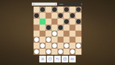 Russian Checkers: Classic Rules - Captura de tela 1