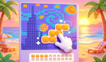 Bead Sort: Block Coloring