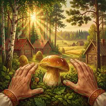 Russian Mushroom Picker