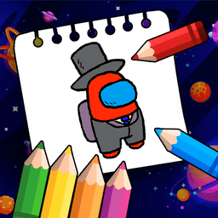 Among Us Coloring For Kids