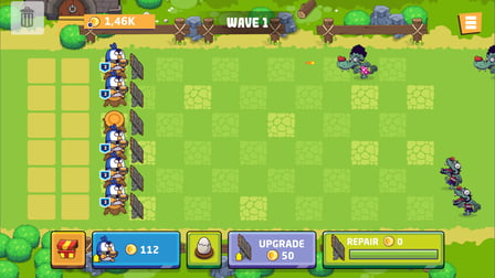 Penguins: Merge & War - Screenshot 1