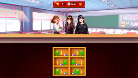 Girls' Academy - Match 3! - Screenshot 1