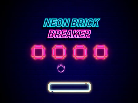 Neon Brick Breaker 