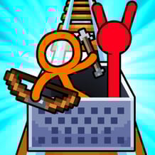 Stickman carts: roller coaster stick