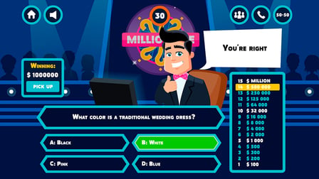 Millionaire Trivia Quiz