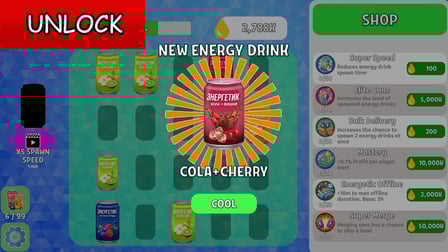 Energy Drink Evolution! Clicker - Screenshot 2