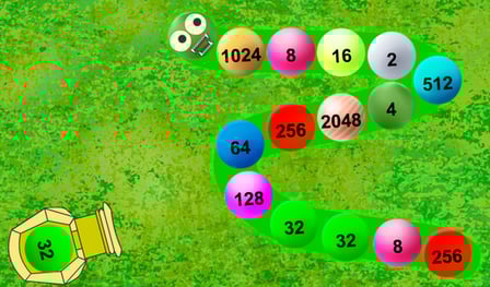 Snake of Balls 2048