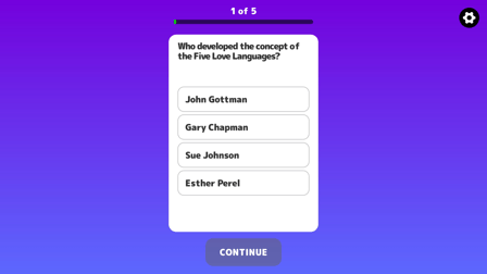 Love Language Test - Screenshot 1