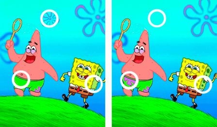 Sponge Bob: Spot the differences!