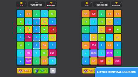 Mellsy: 2048 Block Merge - Screenshot 1