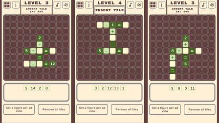 Mathematical-Numerical Crossword: Numbers - Screenshot 1