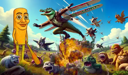 Bombardiro Crocodilo vs Animali Italiani