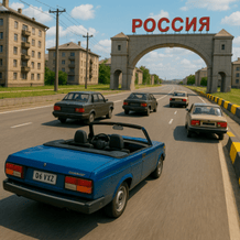 Crazy race: Strade russe