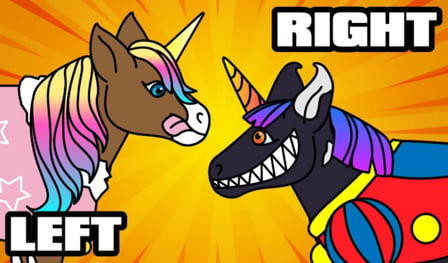 Left or right? Pony creator