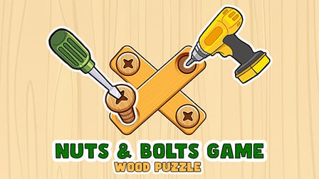 Nuts & Bolts Game: Wood Puzzle