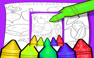 Fruits And Vegetables Coloring For Kids Printable