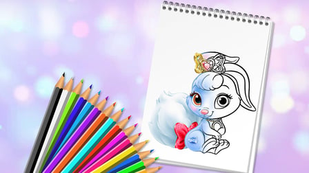 Cute Animals Coloring Book