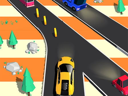 Traffic Car Run 2D : Car games