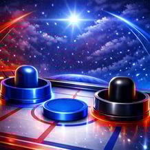 2D Air Hockey: New Modes and Difficulty!