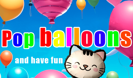 Pop balloons and have fun