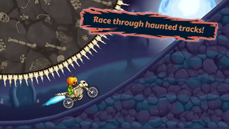 Moto X3M Spooky Land - Screenshot 1