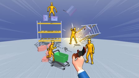 Ninja vs Ragdolls: Sharp Knife Throw! - Screenshot 5