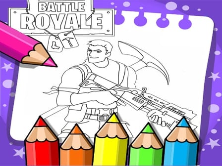 Fortnite Coloring Book Game