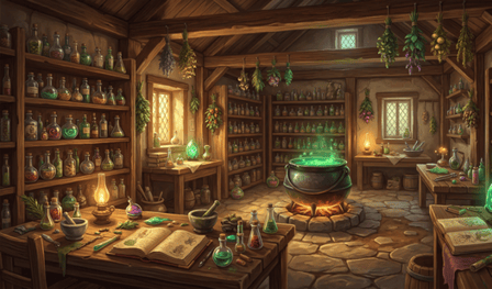 Alchemy Shop: Middle Ages