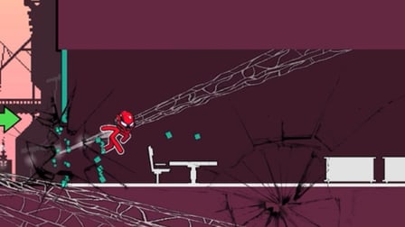 Stick Spider Superhero: Web Shot - Screenshot 1