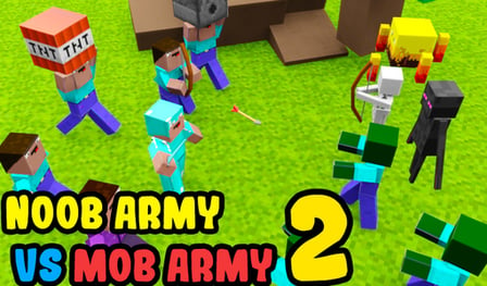 Noob Army vs Mob Army 2