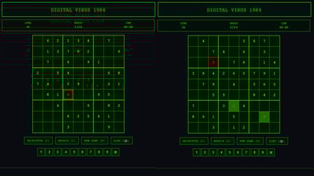 Digital virus 1984 - Screenshot 2