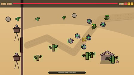 Desert Defense. Towers. - Screenshot 2