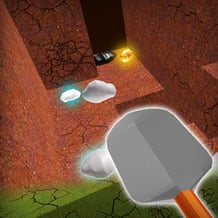 Digging a hole: find the treasure